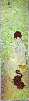 Pierre Bonnard : Sitting Woman with a Cat